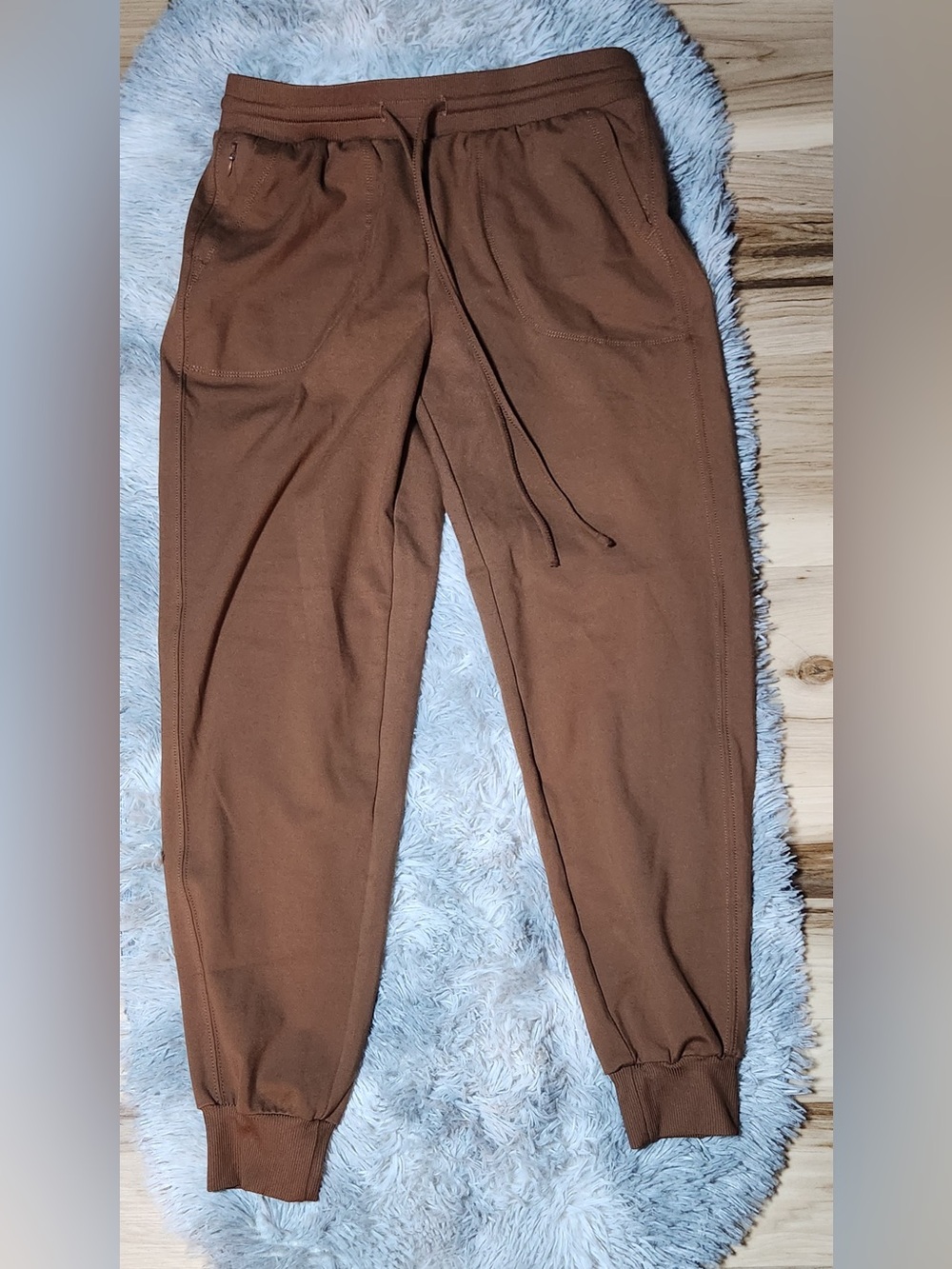 Rachel Zoe Men's Brown Drawstring Joggers